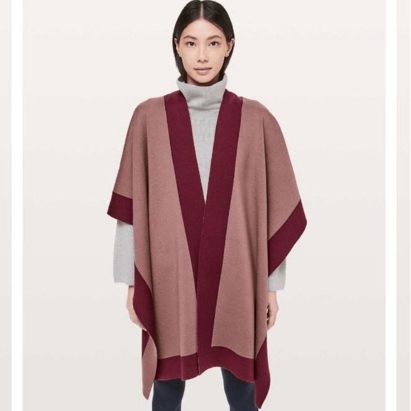 Lululemon Bundle Up Wrap Scarf Merino Wool Blend Spanish Oak Savannah O/S NWT - Picture 1 of 2